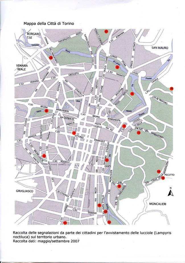 Mappa Lucciole, Torino